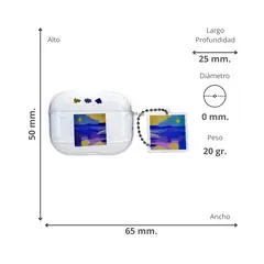 GENERICO - Funda Carcasa AirPods Pro 1 Silicona Ocean