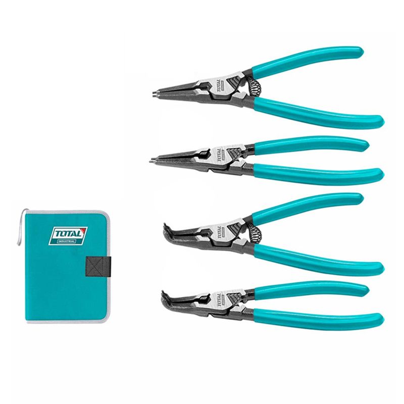 TOTAL TOOLS - Kit Juego De Alicates Sacaseguros 7 Pulg Total Thtj214042