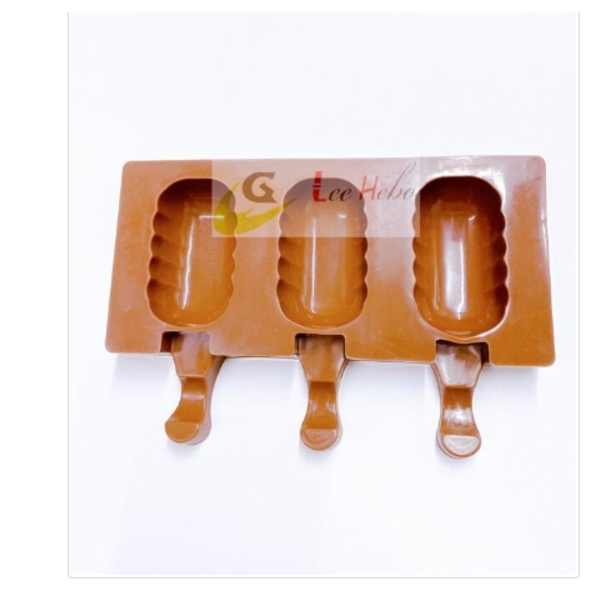 GENERICO - Molde De Silicona Molde Helados 3 Divisiones