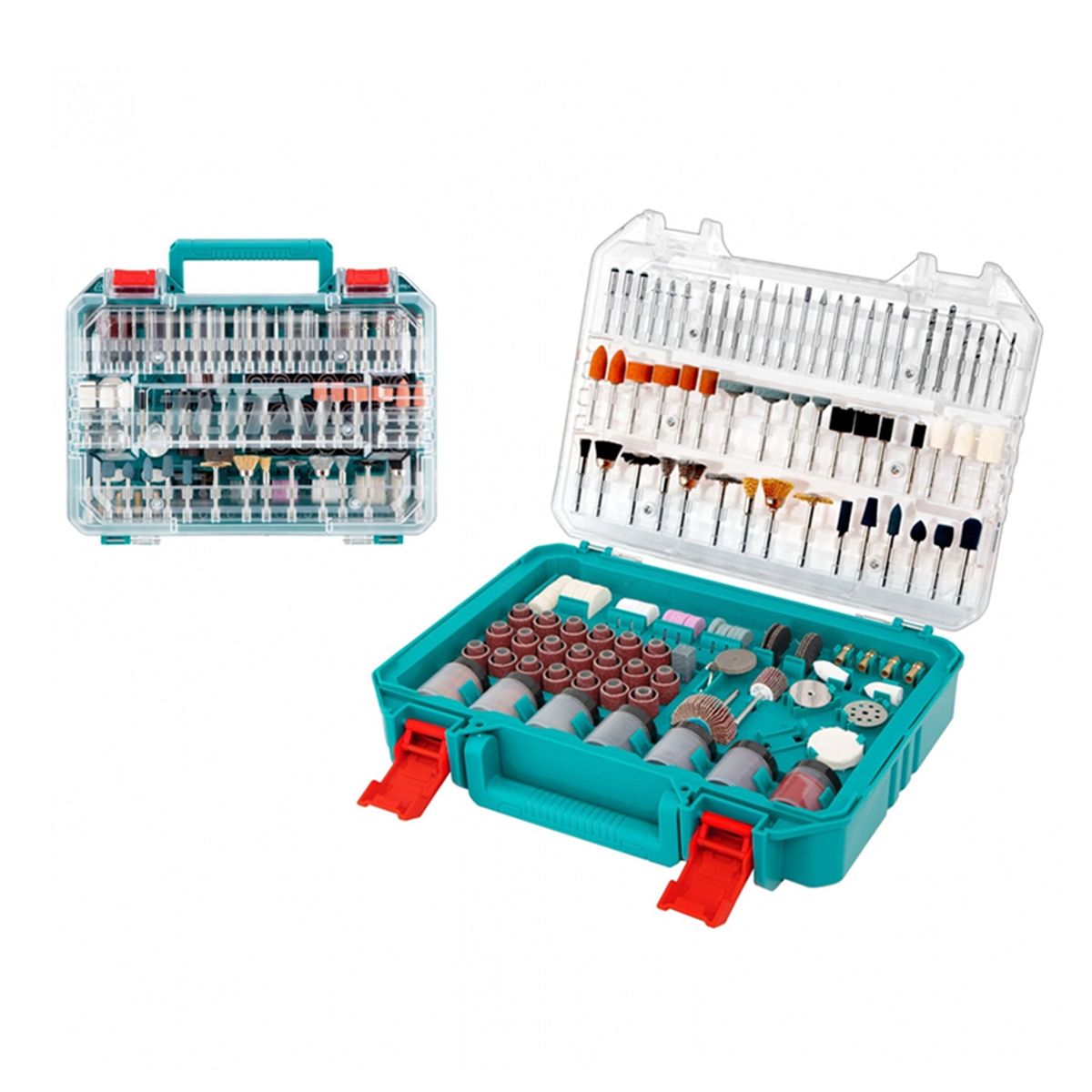 TOTAL TOOLS - Kit Set Jgo De Acc Para Minitorno Tipo Dremel 420pcs Total