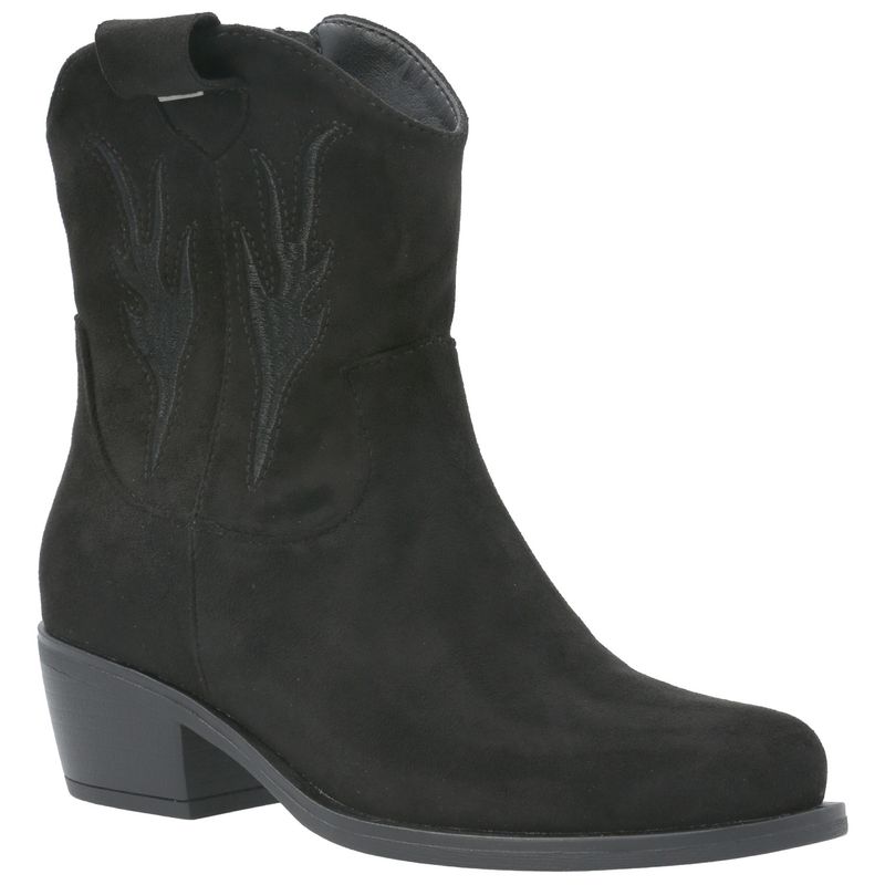 AZALEIA - Bota vaquera texana Mujer Jana 2 Negro AZALEIA