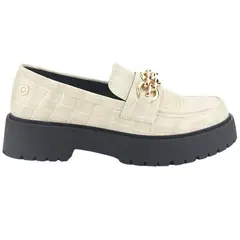 CHALADA - Mocasin Mujer Beige Casual Lenin-1