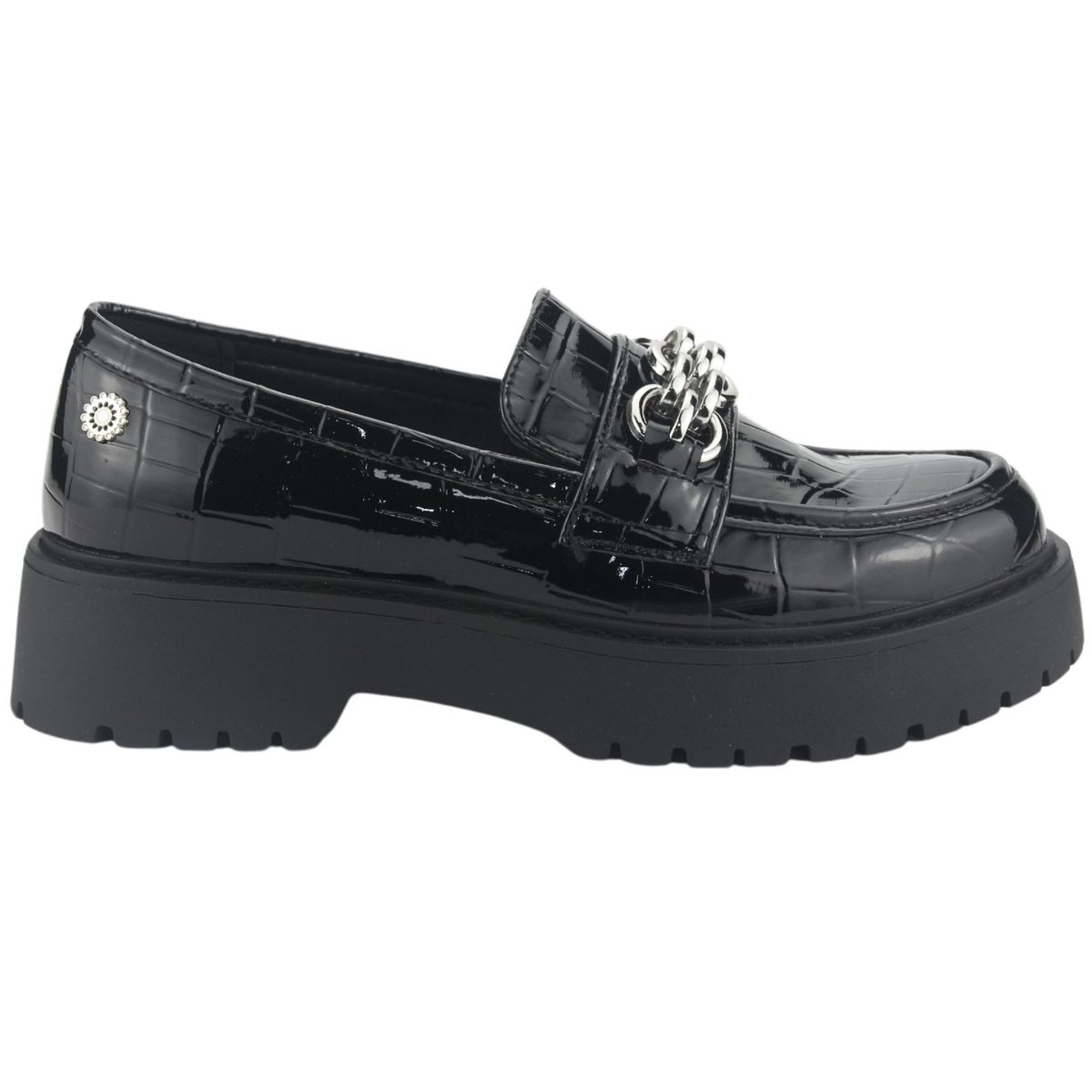 CHALADA - Mocasin Mujer Negro Casual Chalada Lenin-1