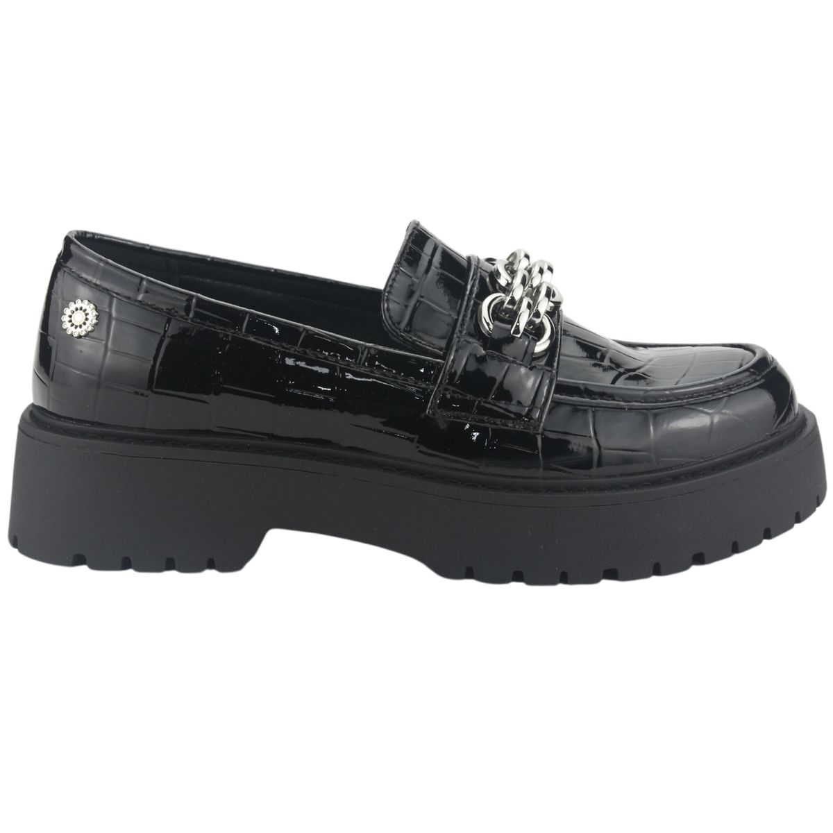 CHALADA - Mocasin Mujer Negro Casual Chalada Lenin-1