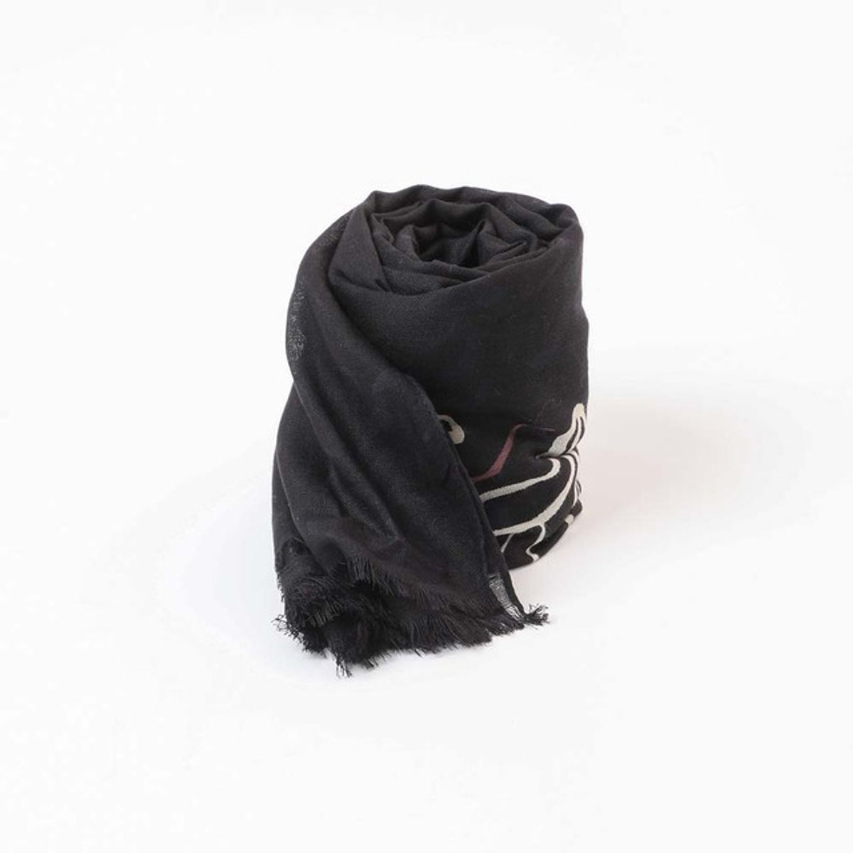 I D - Pañuelo Estampado Svart Negro  i-D