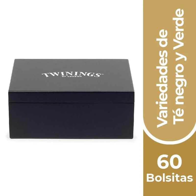 TWININGS - Té Twinings Caja De Madera 60 Bolsitas