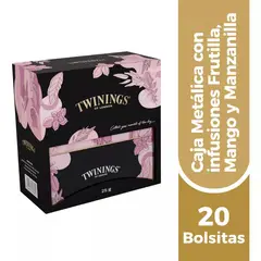 TWININGS - Té Caja Metálica Infusiones 20 Bolsas