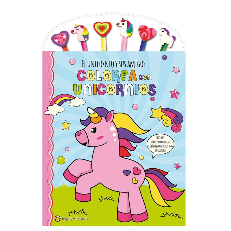 EDITORIAL GUADAL - Libro Colorea Con Unicornios:El Unicornio y sus Amigos