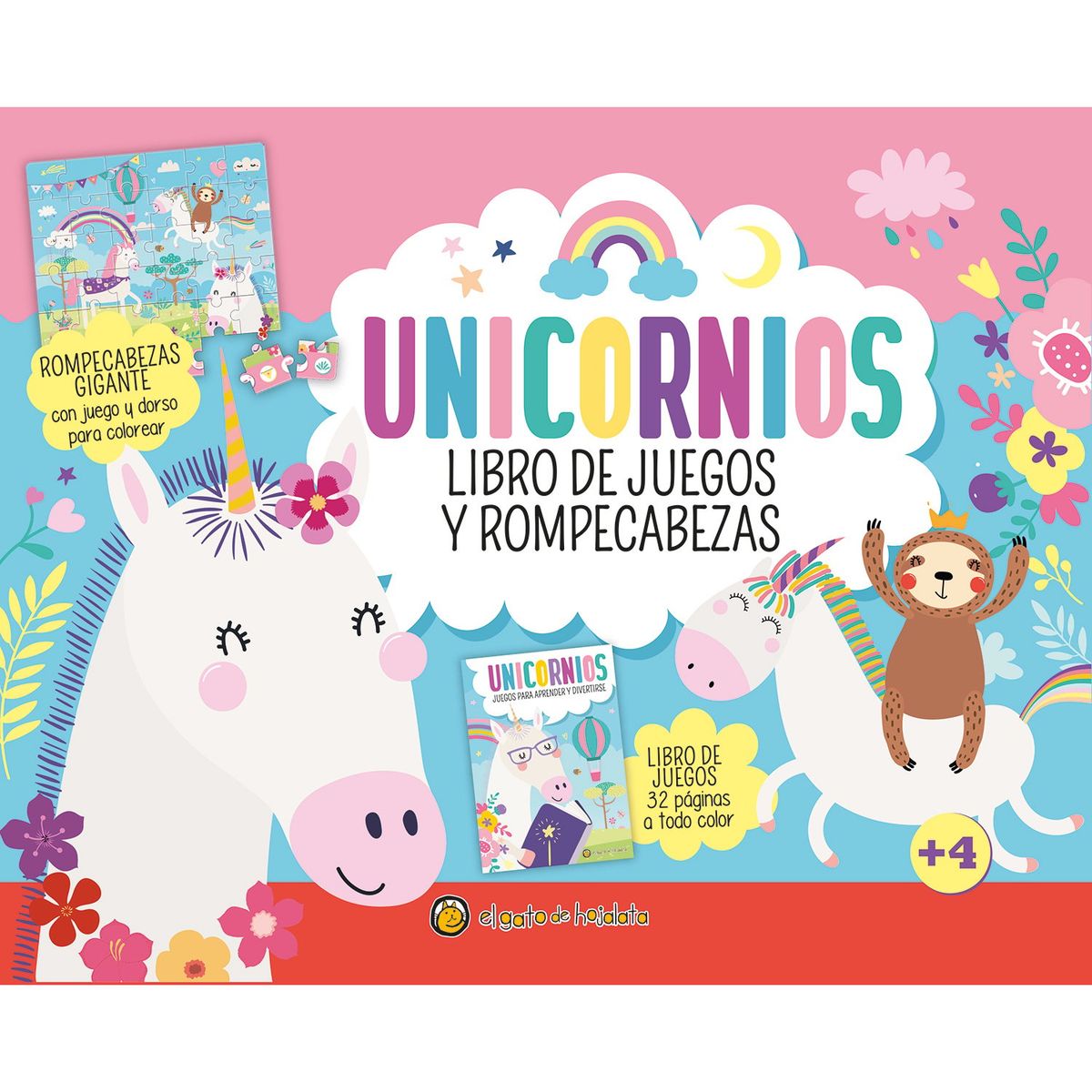 EDITORIAL GUADAL - Libro Libro De Juegos Y Rompecabezas  Unicornios