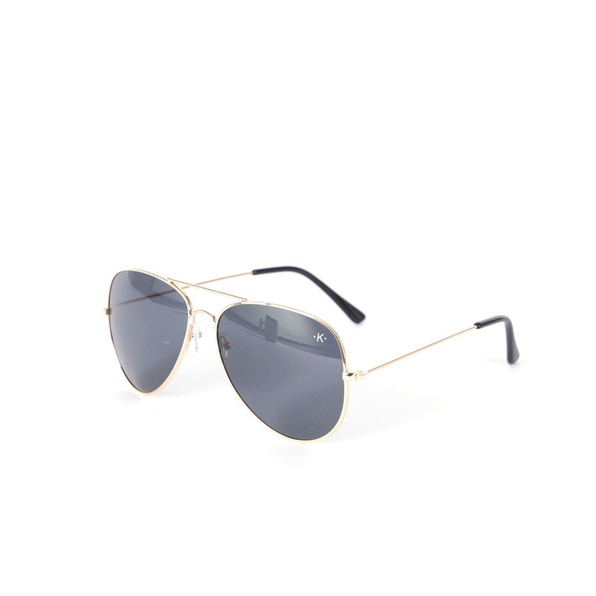 HOMEWELL - Lentes De Sol Aviador Negro Dorado Uv400 HOMEWELL