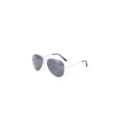 HOMEWELL - Lentes De Sol Aviador Negro Dorado Uv400