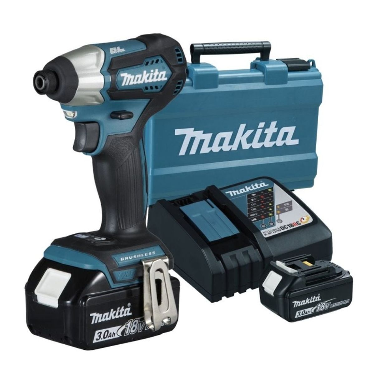 MAKITA - Atornillador Impacto 18V Makita 140Nm Brushless DTD155RFE