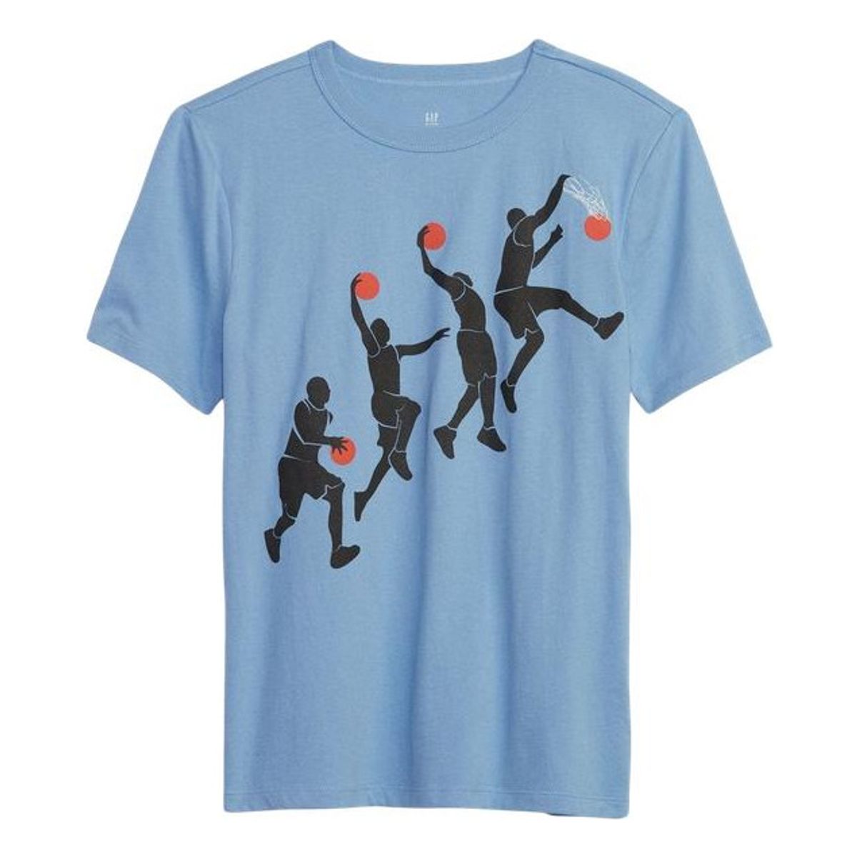 GAP - Polera Gráfica Manga Corta Celeste GAP