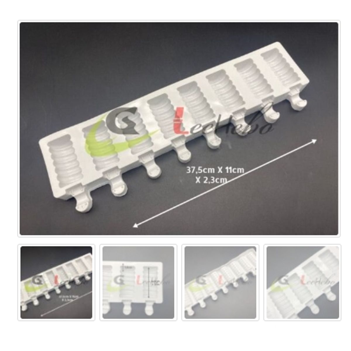 GENERICO - Molde De Silicona Molde Helado Para Paleta