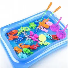 GENERICO - Juego Pesca Magic Pileta Inflable 20 Pzs Niños