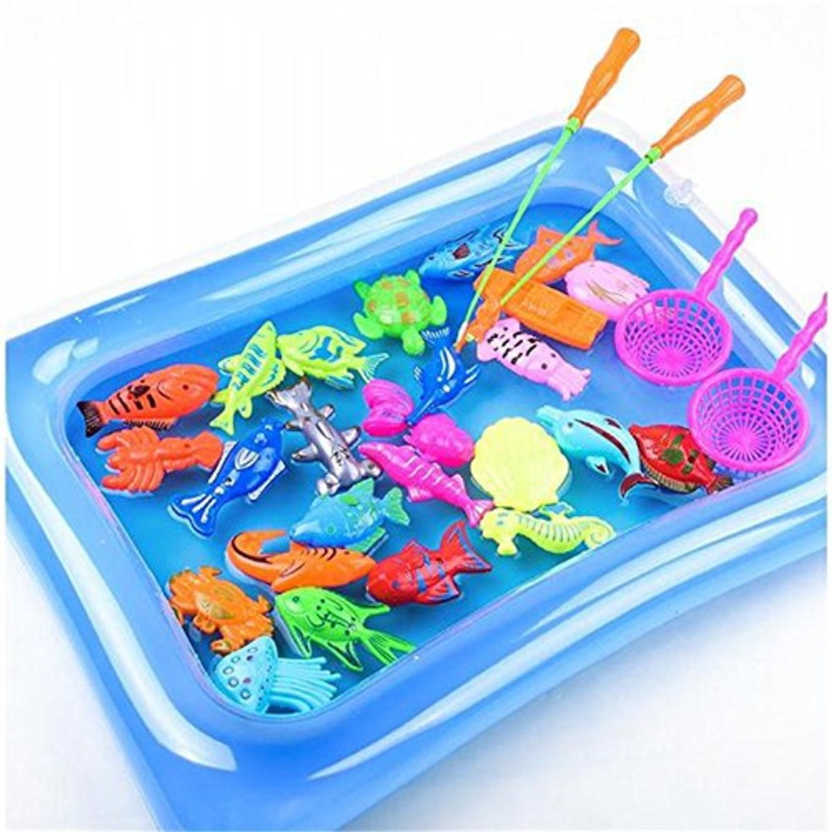 GENERICO - Pesca Magica  Pileta Inflable 20 Pzs Niños
