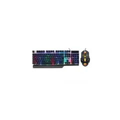 GENERICO - Mouse Y Teclado Gamer Weibo Wb-550 Rgb Sensacion Mecanica