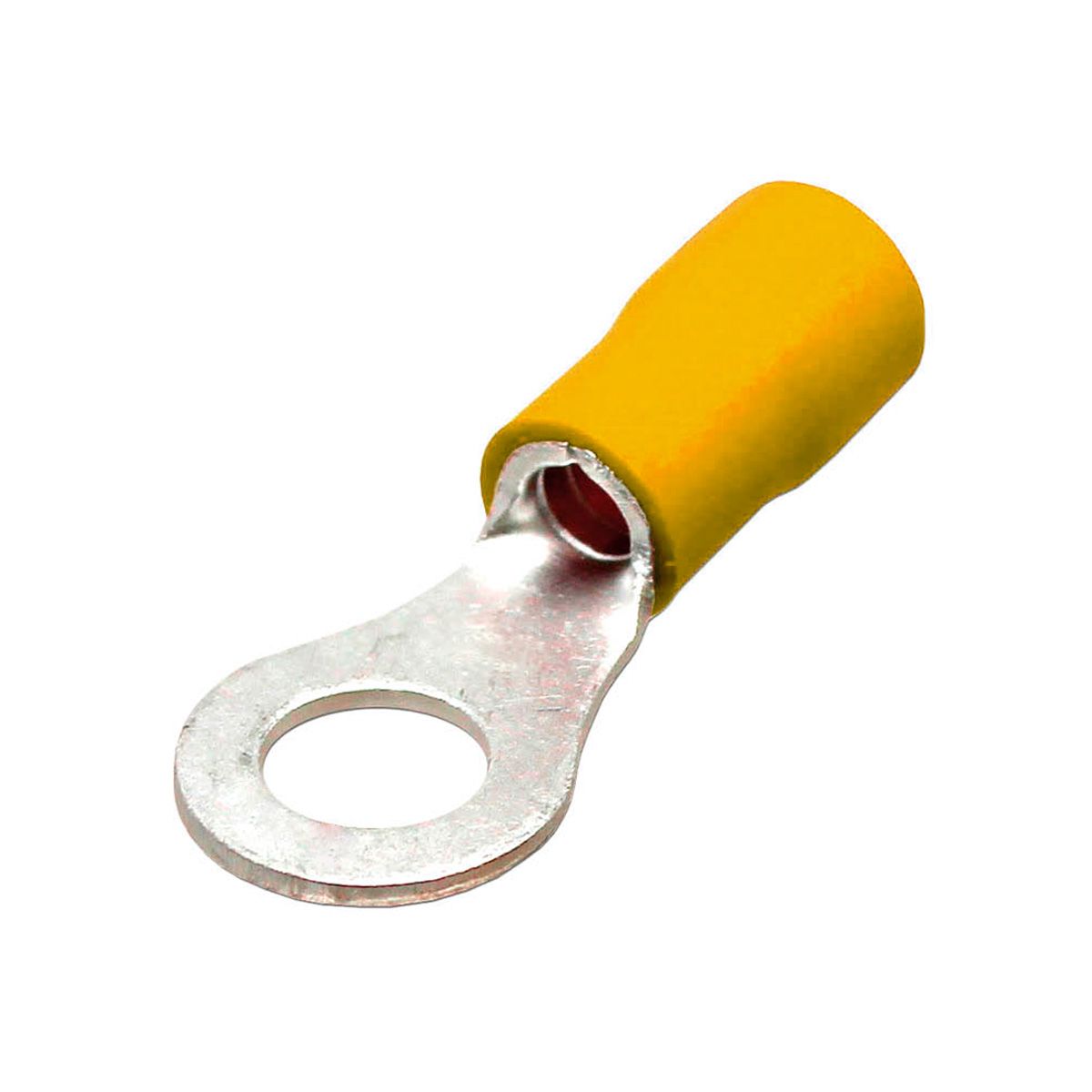 GENERICO - Terminal Ojo Aislado Amarillo 12-10 AWG 4.3mm 100 Unidades