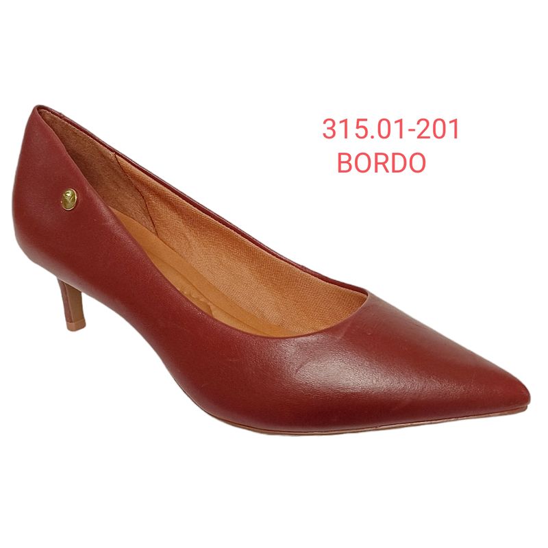 GENERICO - Stiletto Reina Taco Bajo De Cuero Brasilero