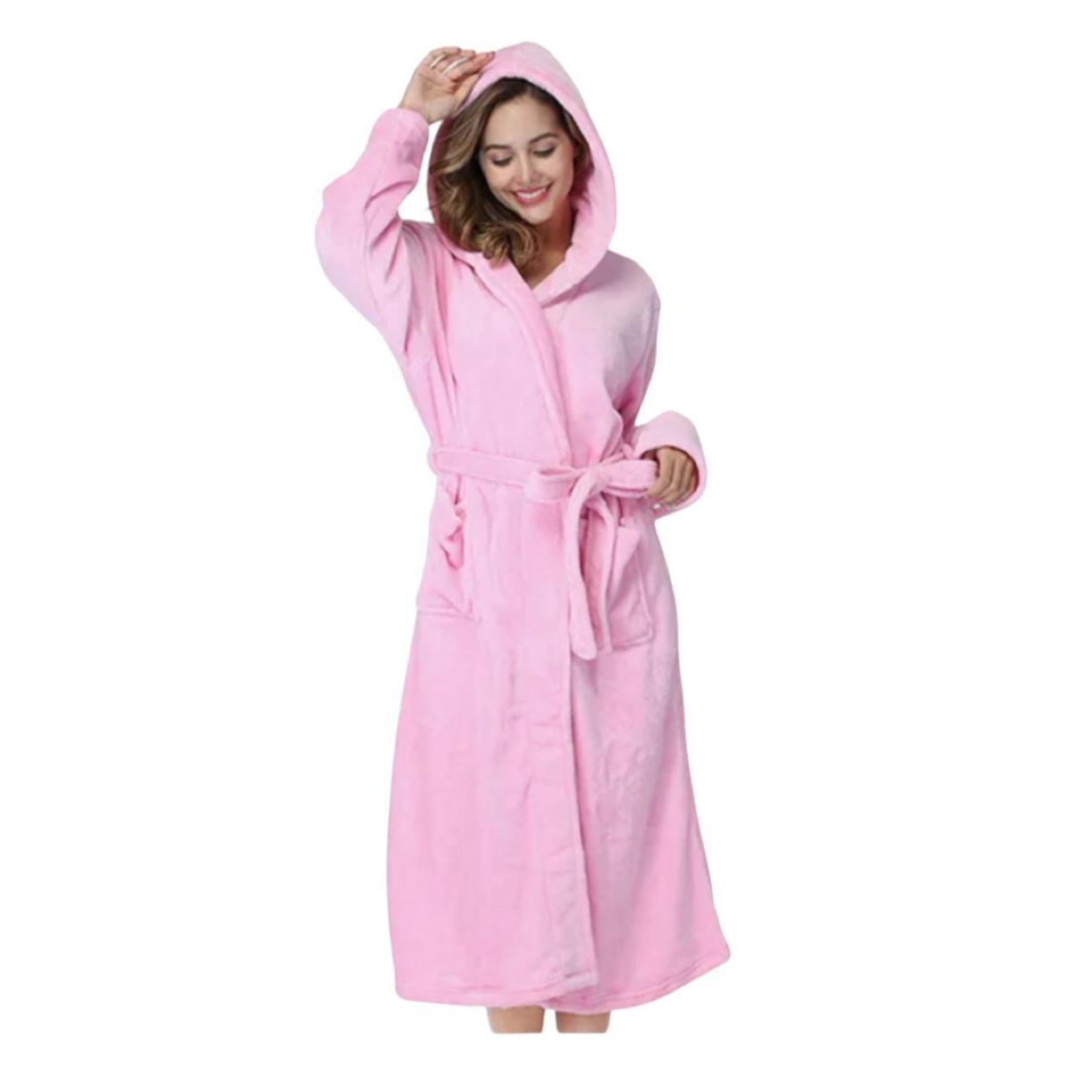 GENERICO - Bata Para Mujer Gruesa y Cálida Para Dormir OtoñoInvierno