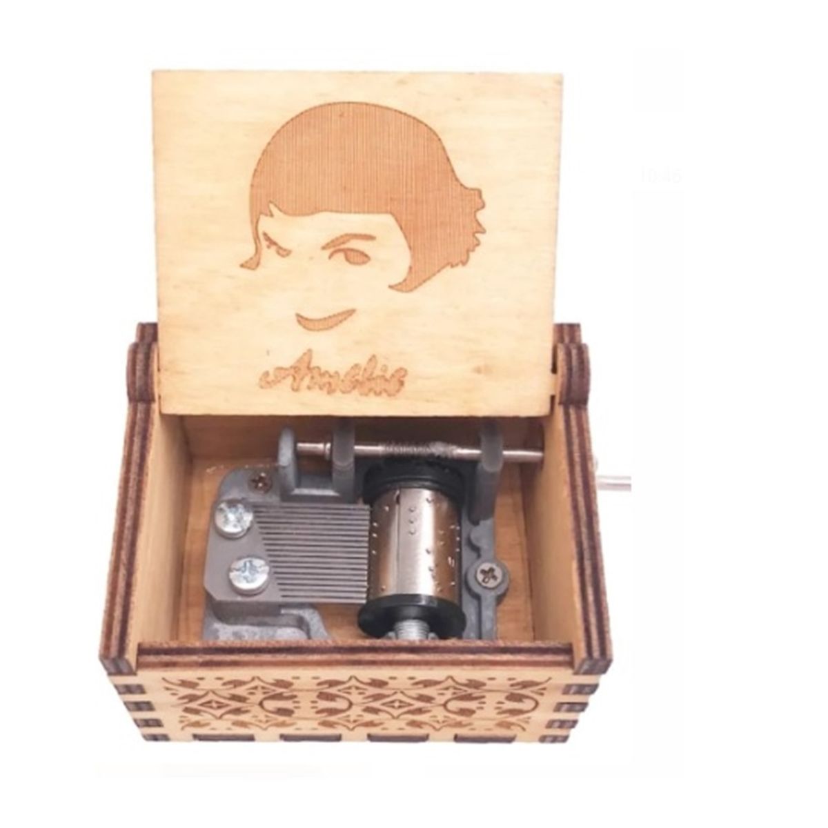 GENERICO - CAJA MUSICAL CON MANIVELA AMELIE