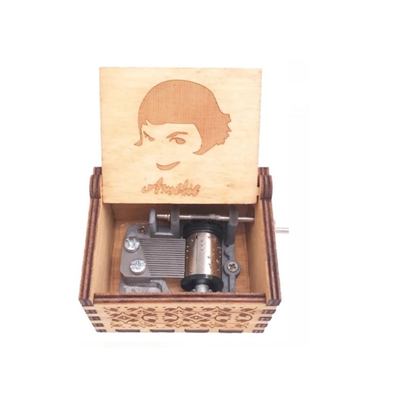 GENERICO - CAJA MUSICAL CON MANIVELA AMELIE
