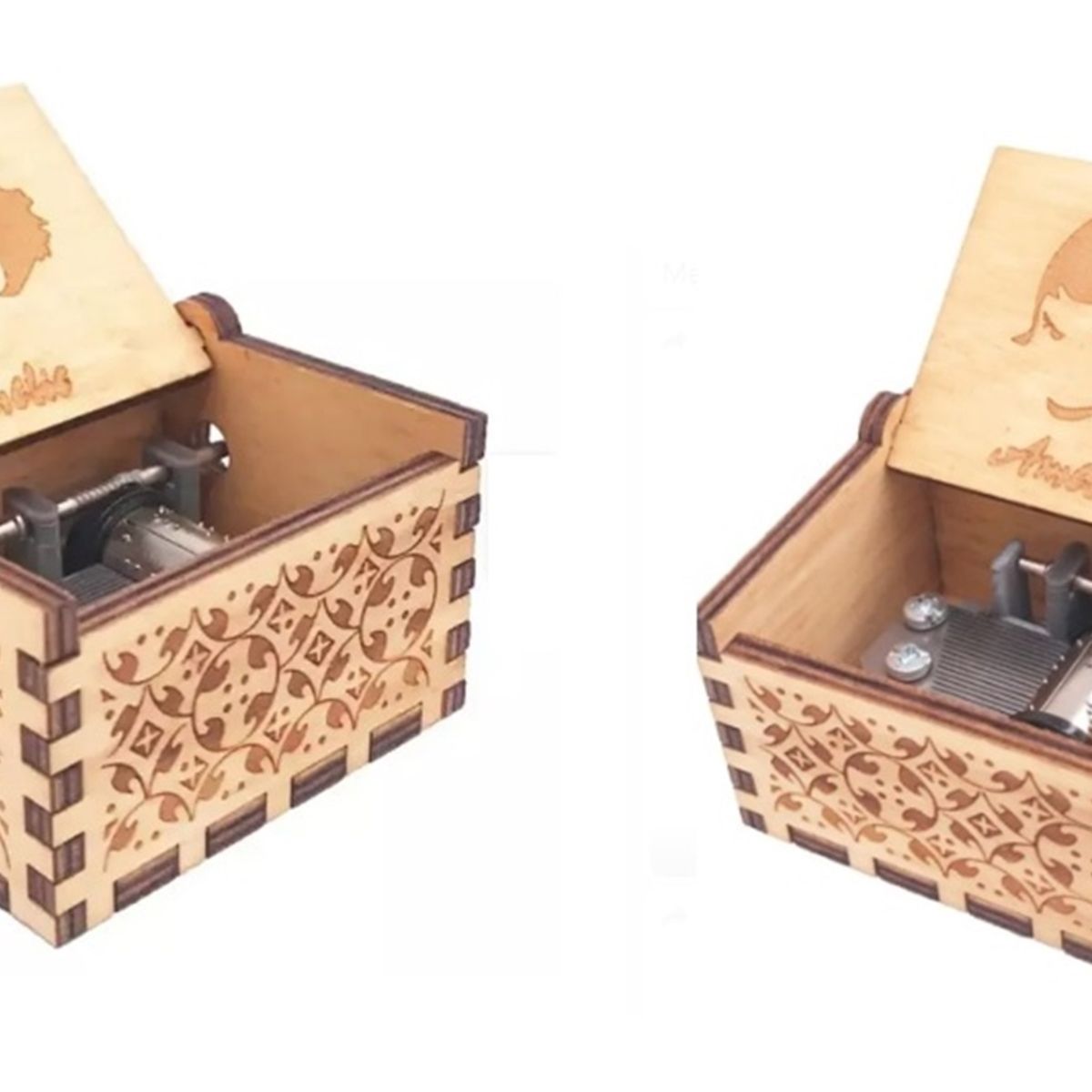 GENERICO - CAJA MUSICAL CON MANIVELA AMELIE