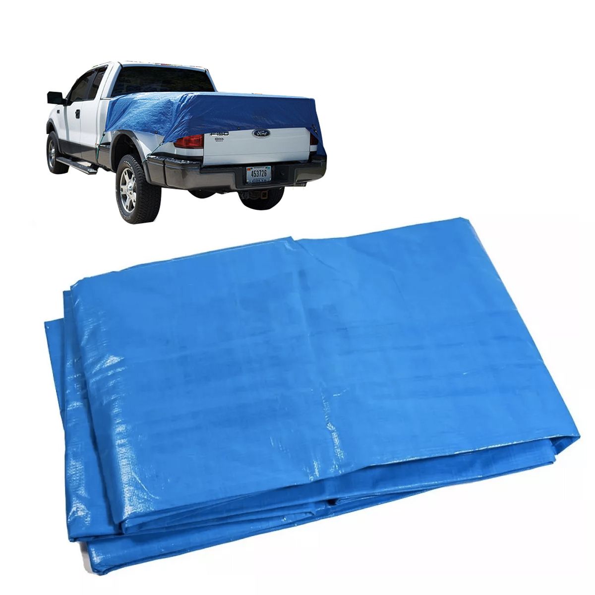 GENERICO - Lona Carpa Multiusos Impermeable Carga 6x8 Metros