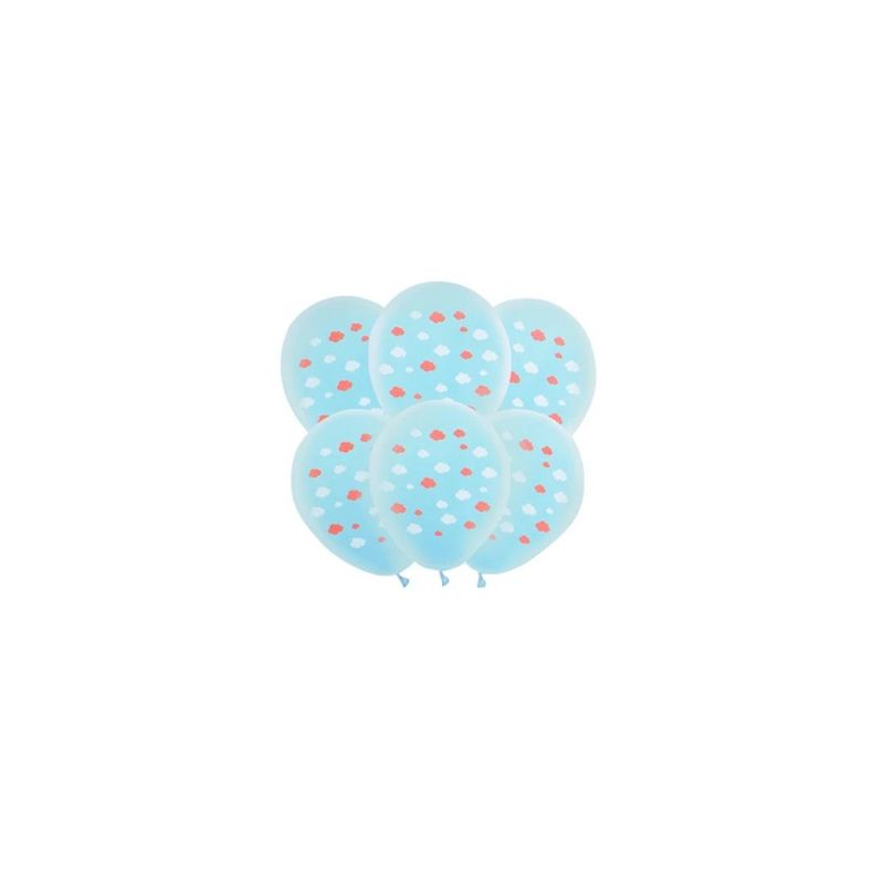 GENERICO - Globos De Latex Nube 30cm 5pcs