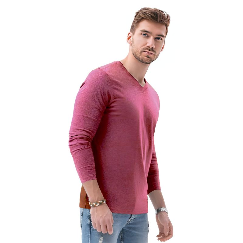 MROTTO - Polera Hombre Casual Algodon Manga Larga_.
