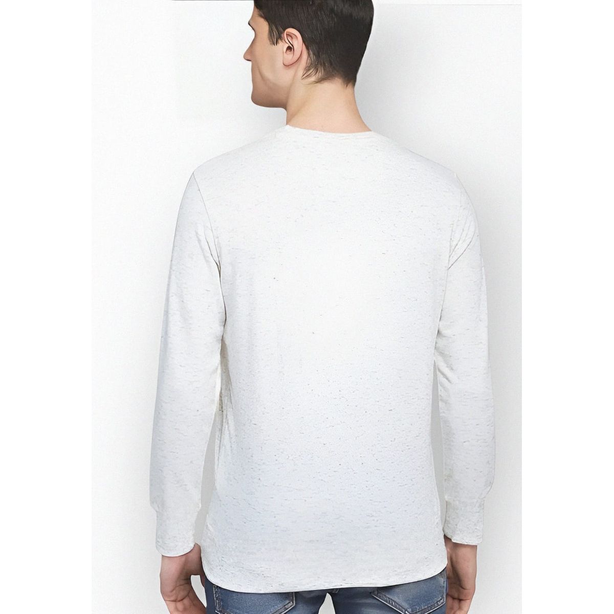 MROTTO - Polera Hombre Casual Algodon Manga Larga