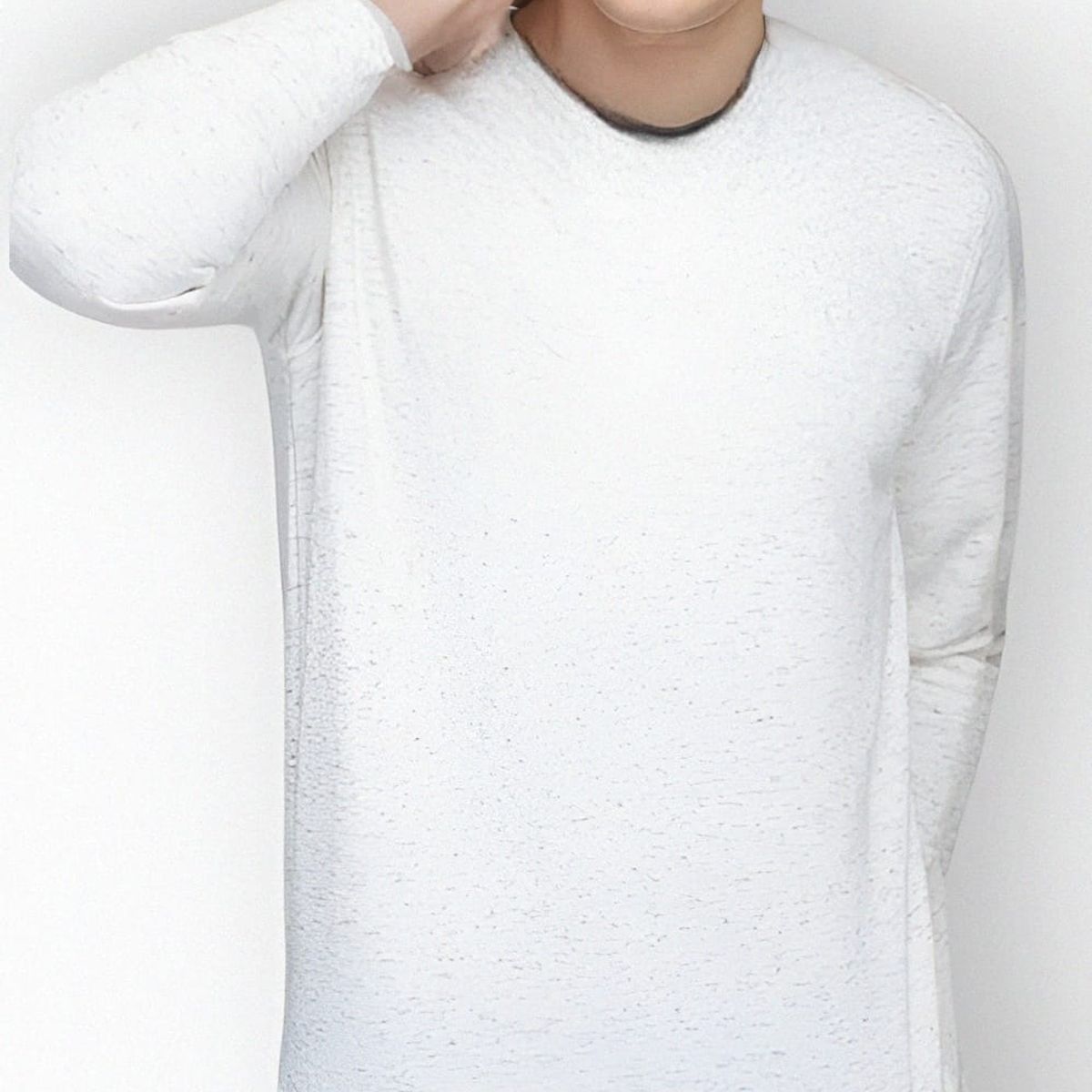 MROTTO - Polera Hombre Casual Algodon Manga Larga