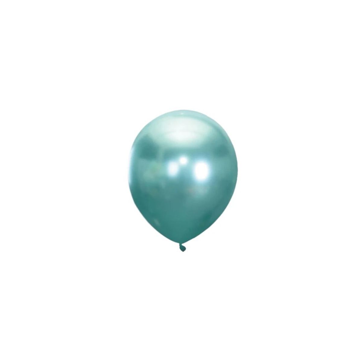 GENERICO - Globos De Latex Cromado Verde 5pcs 30cm