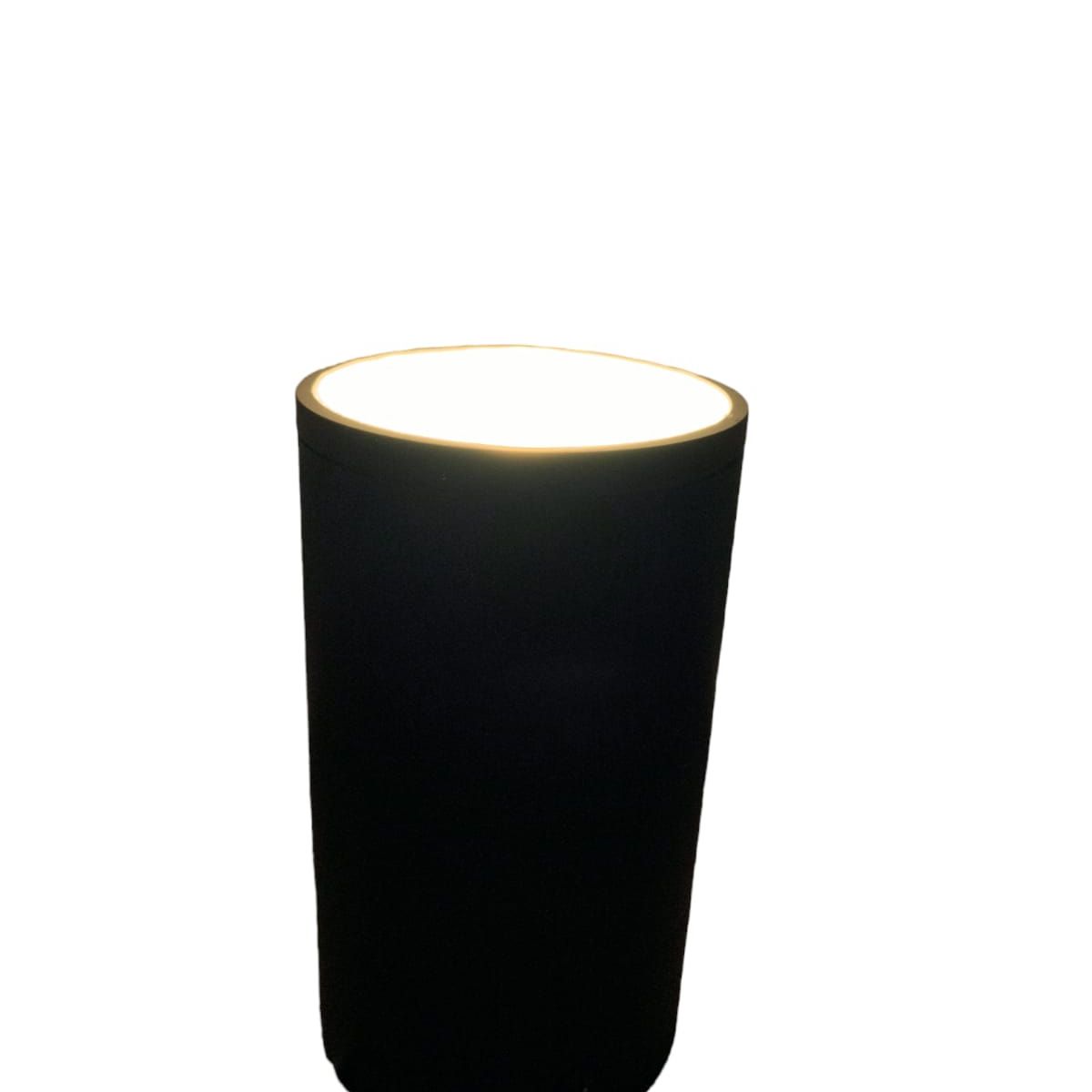 GENERICO - Foco Sobrepuesto Gu10 Muro - Techo Cilindro Negro 220v