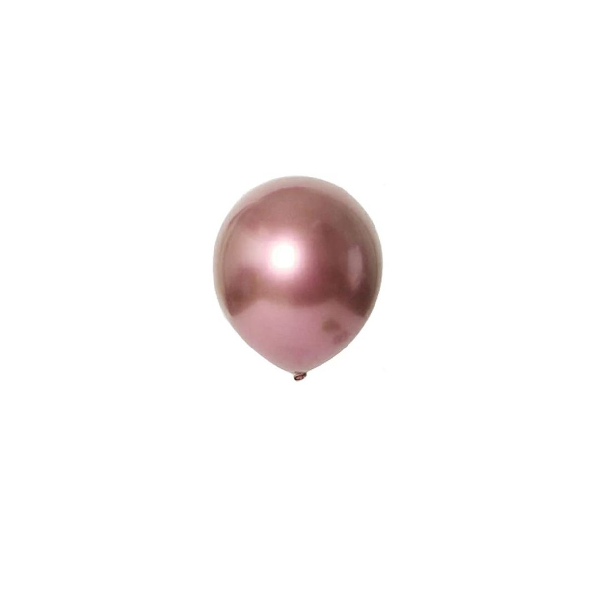 GENERICO - Globos Cromados 25Pcs 23Cm Oro Rosa