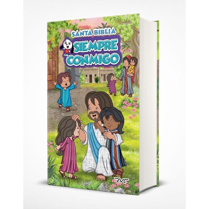 SOCIEDADES BIBLICAS UNIDAS - Biblia RVC siempre conmigo niños ilustrada