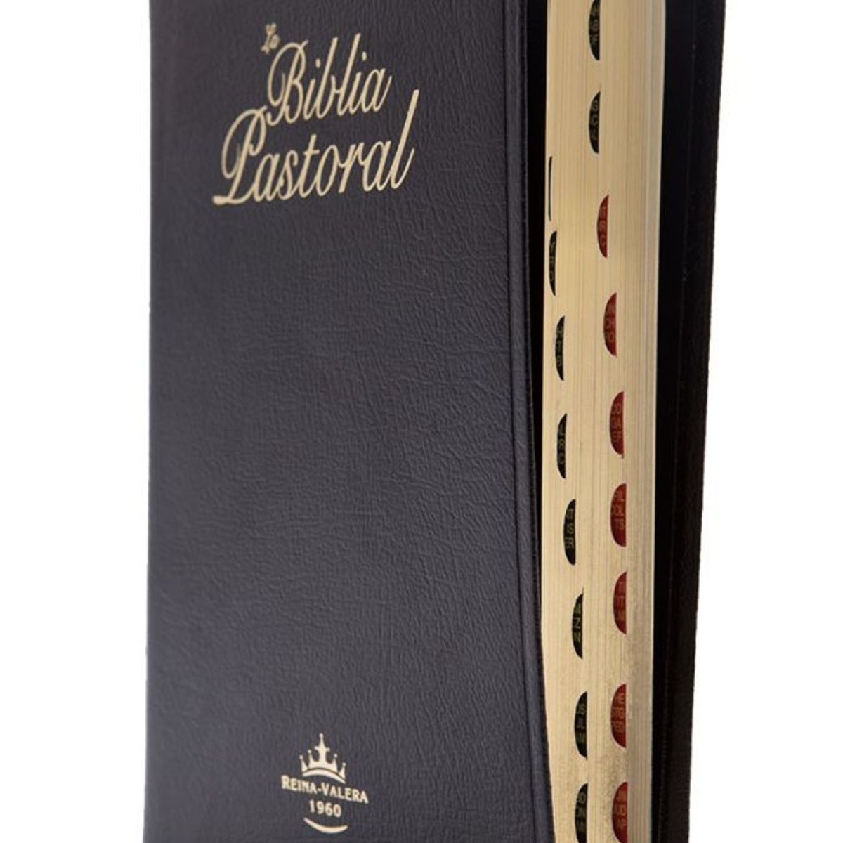 SOCIEDADES BIBLICAS UNIDAS - Biblia Pastoral Reina Valera 1960 Letra Grande piel negra indice