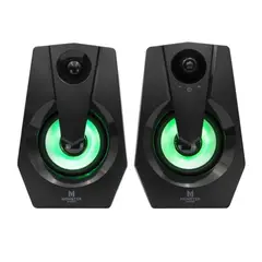 MONSTER AUDIO - Parlante Pc Gamer Led Rgb Monster Space 2.0