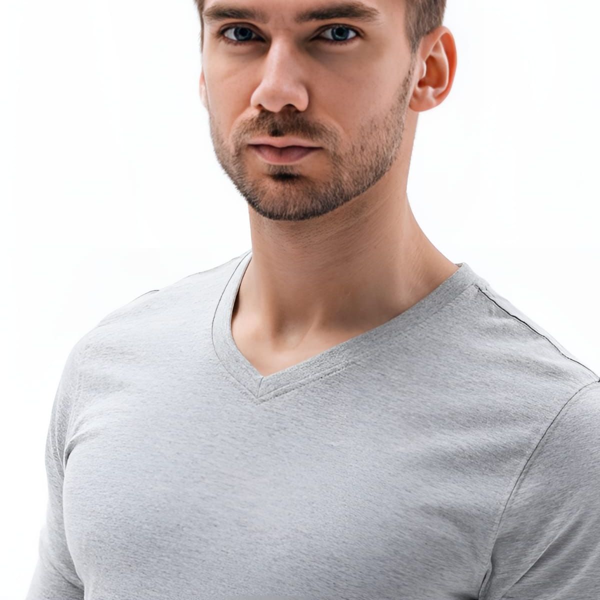 MROTTO - Polera Hombre Casual Algodon Manga Larga