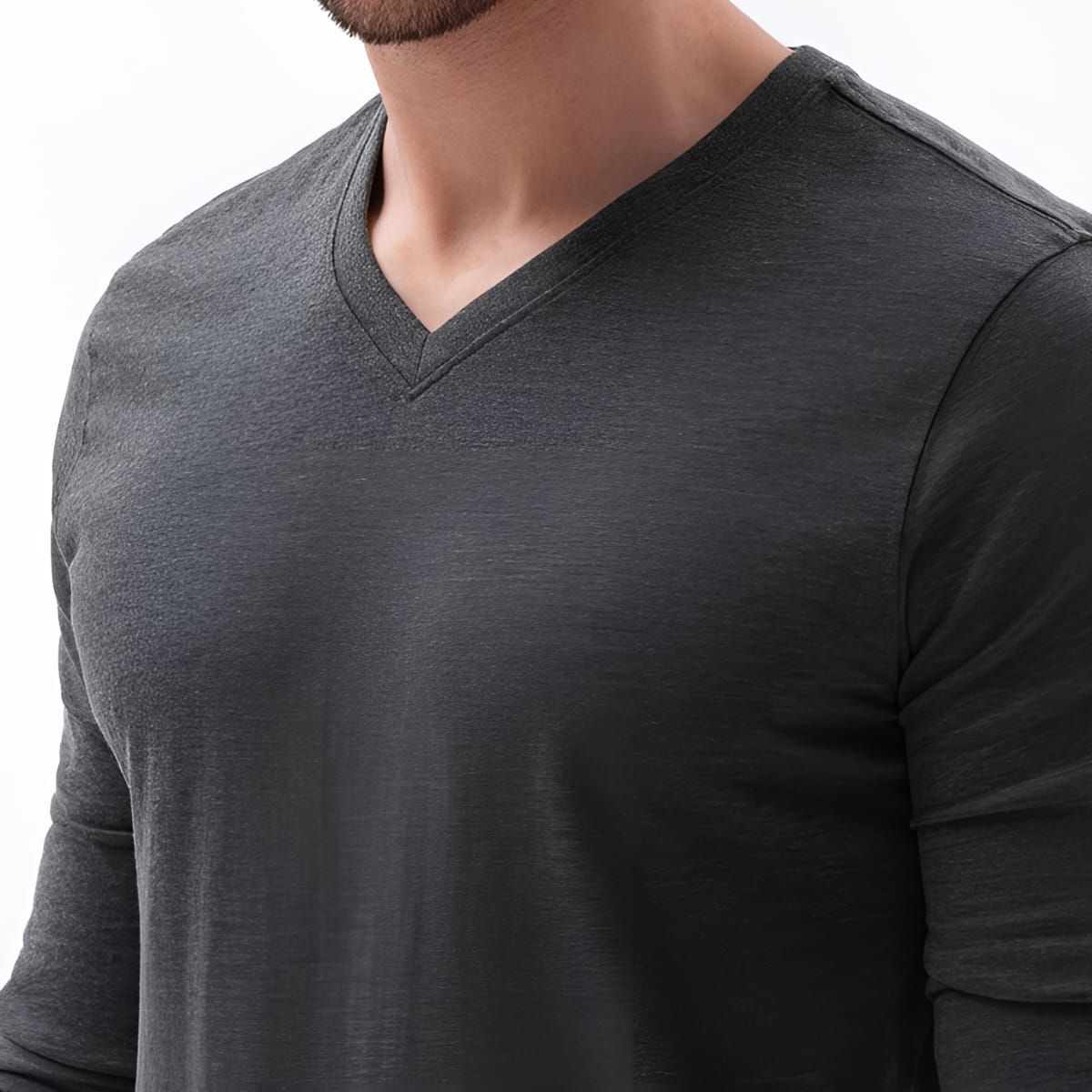 MROTTO - Polera Hombre Casual Algodon Manga Larga