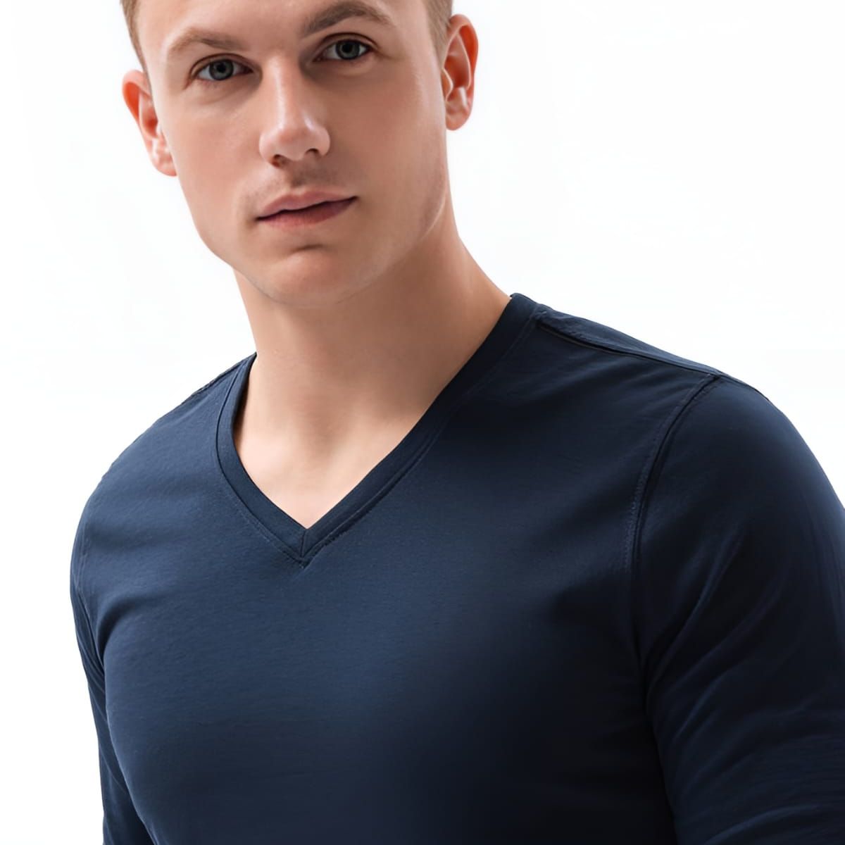 MROTTO - Polera Hombre Casual Algodon Manga Larga_.