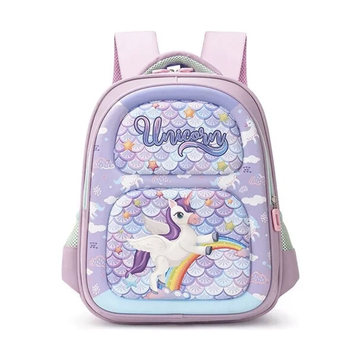 GENERICO - Mochila Infaltil 3 D Escolar Rosa