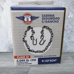 GENERICO - Cadena de Seguridad para Remolque con Gancho ROUTE 5