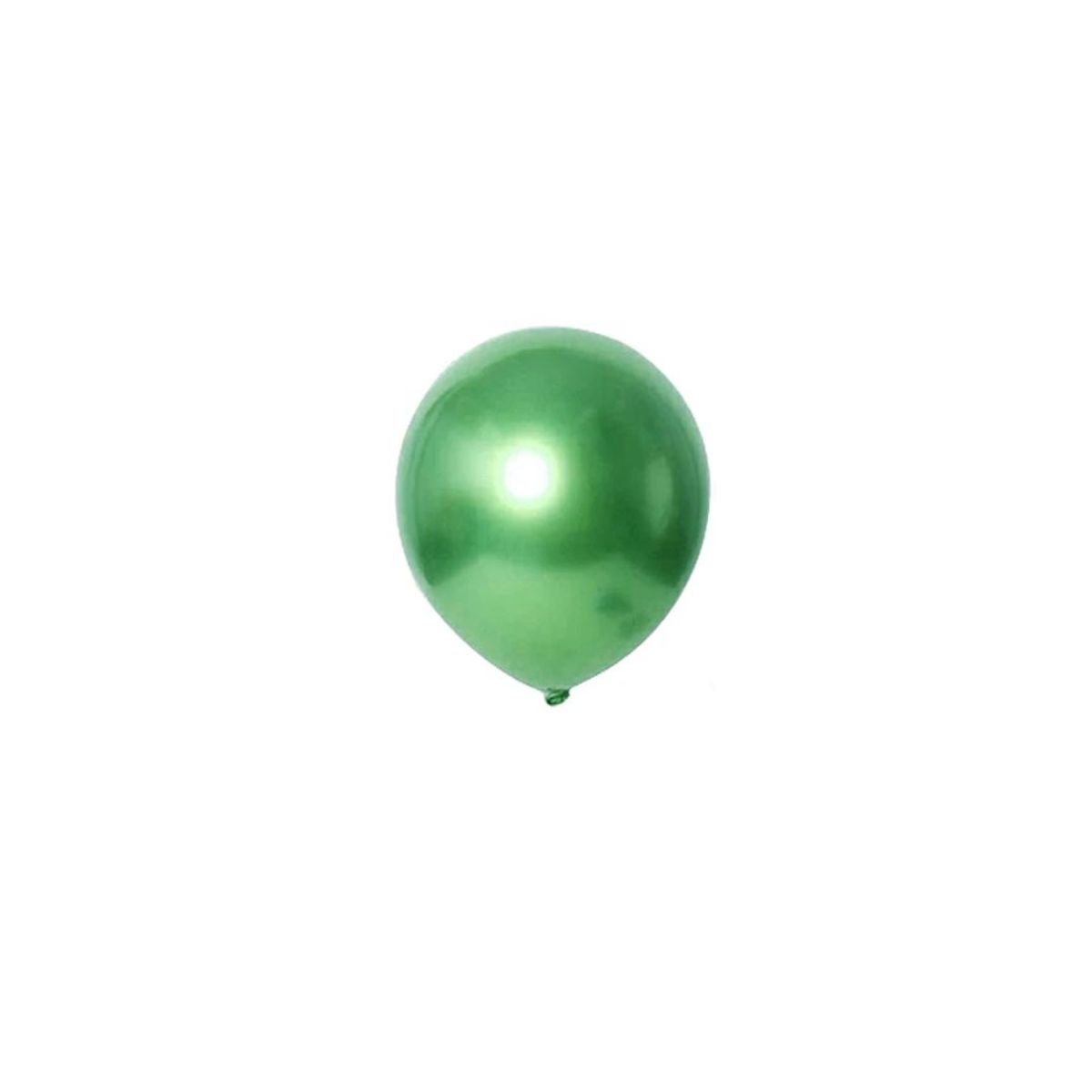 GENERICO - Globos Cromados 25 Pcs 23 Cm Verde Claro