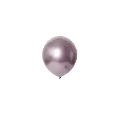 GENERICO - Globos Cromados 25pcs 23cm Lila
