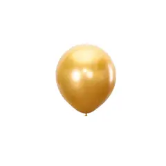 GENERICO - Globos Cromados Dorado 10pcs 25cm