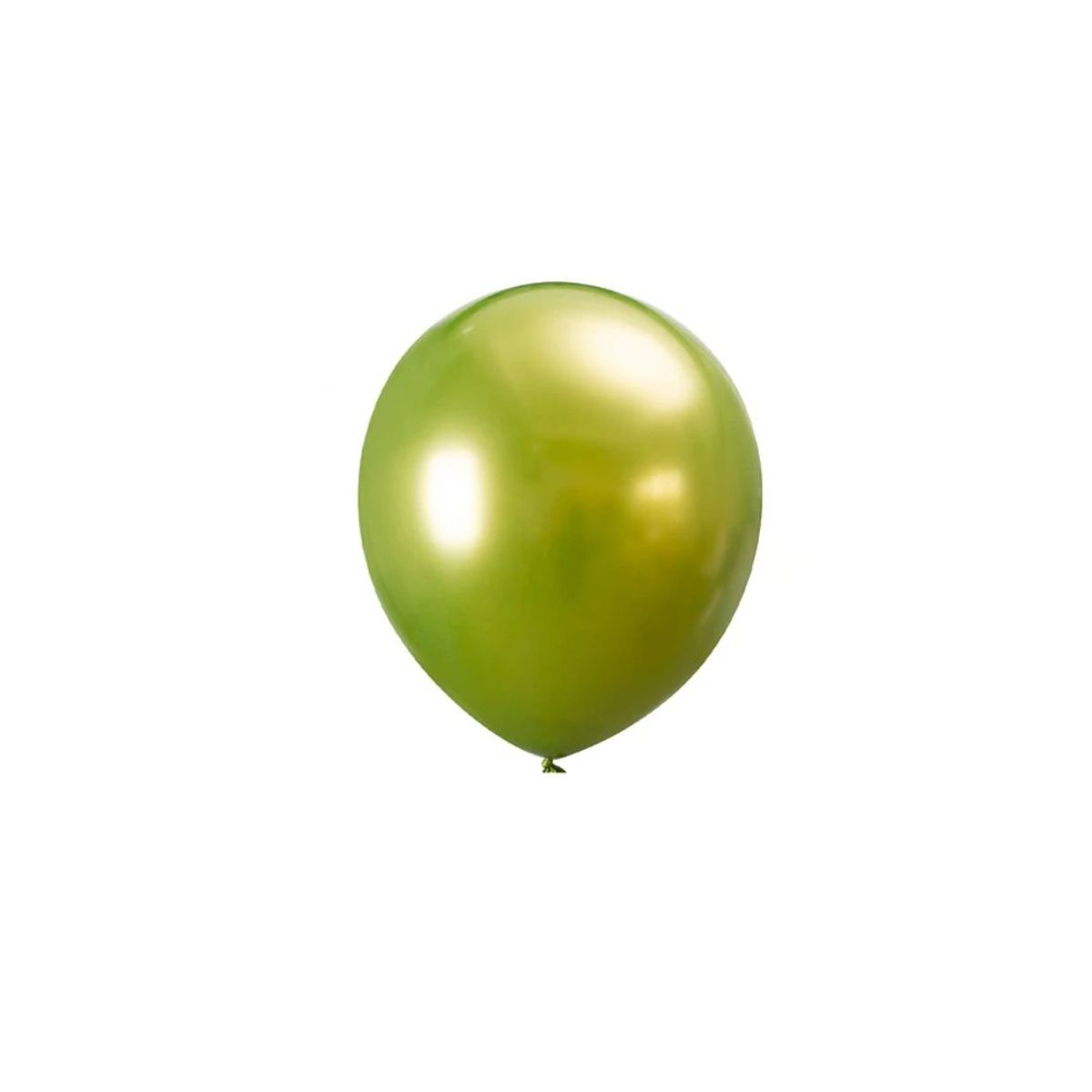 GENERICO - Globos Cromados Verde 10 Pcs 25 Cm