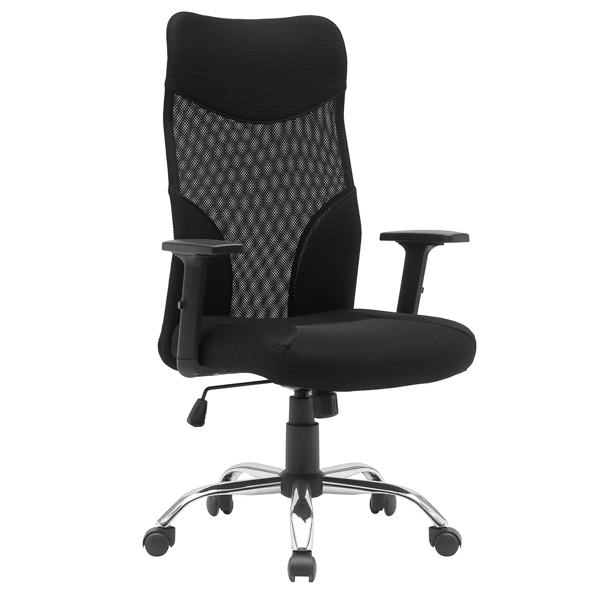 VIDITA - Silla Ejecutiva Ergonómica 121x64x63 cm Apoyabrazo Ajustable Negro