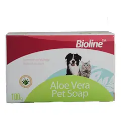 OEM - Jabon Bioline Para Mascotas En Barra De Arbol Aloe Vera