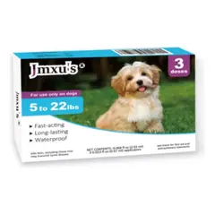 OEM - Gotas Tópicas Antipulgas Y Garrapatas 3 Dosis 5 A 22lbs